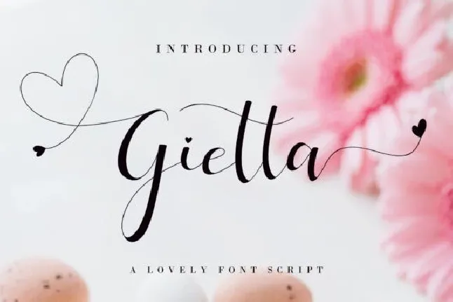 Gietta Calligraphy font