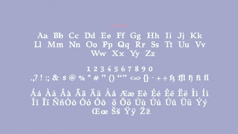 Killam font