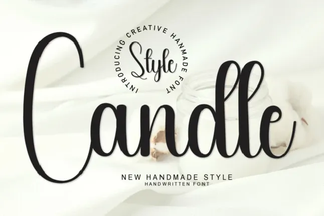 Candle Handwritten Typeface font