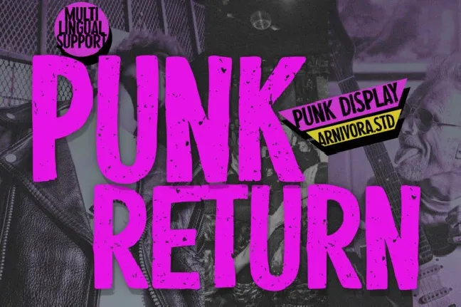 Punk Return font