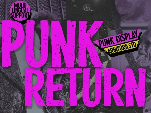 Punk Return font