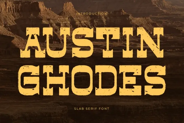 Austin Ghodes font