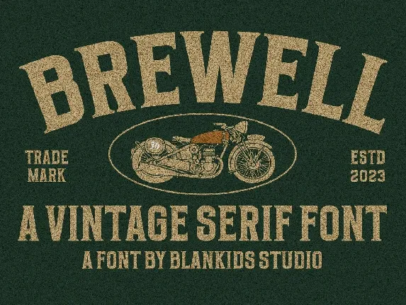 Brewell font