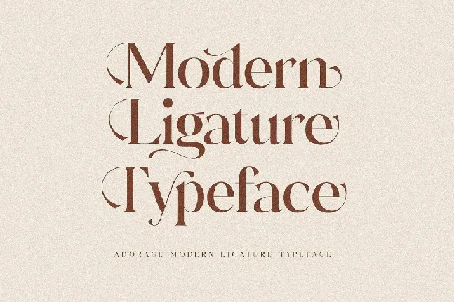 Adorage font