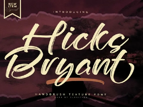 Hicks Bryant font