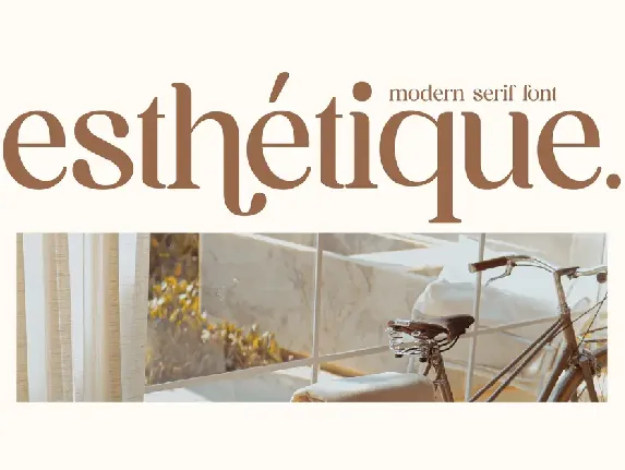 Esthetique font