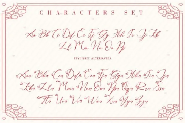 Beautiful Kisses Script font