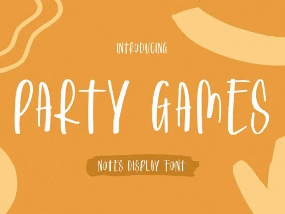 Party Games font