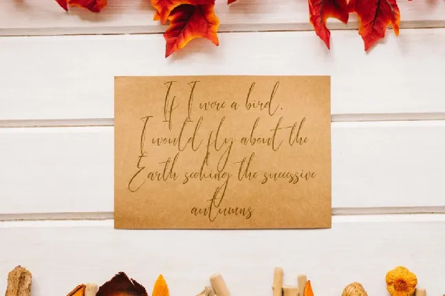 Autumn Crystal Demo font