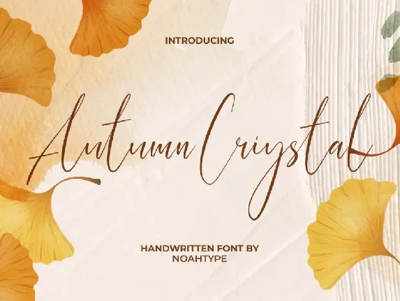 Autumn Crystal Demo font