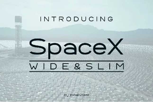 SpaceX font