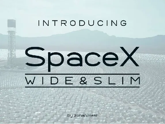 SpaceX font