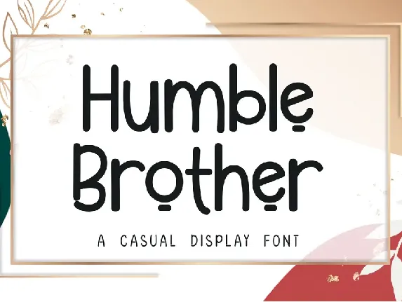 Humble Brother - Personal Use font