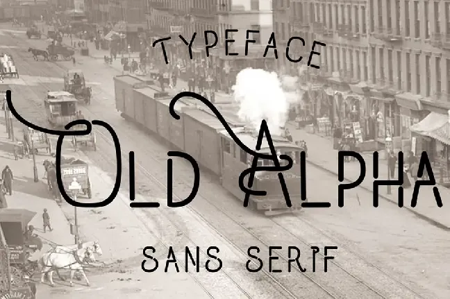 Old Alpha font