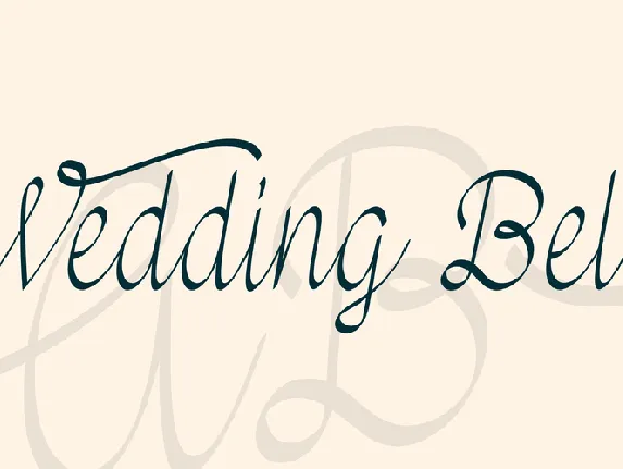 Wedding Bells font