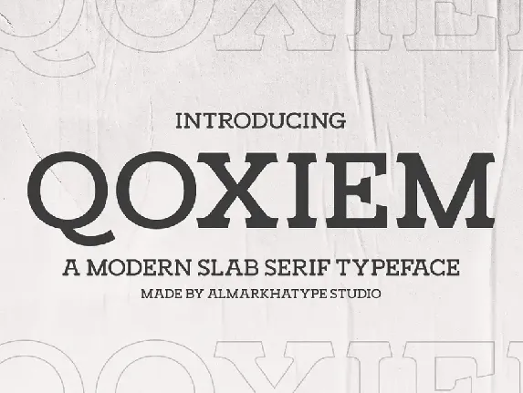 Qoxiem font