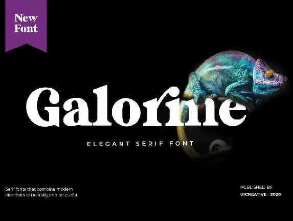 Galorine font