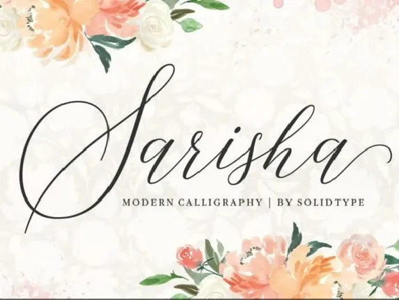 Sarisha font