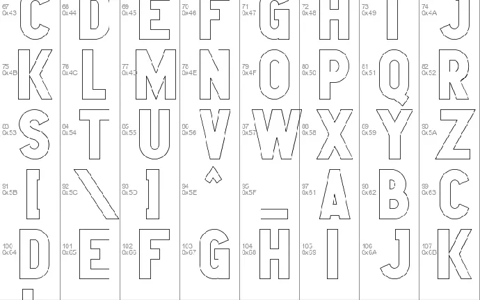 Khela Outline font