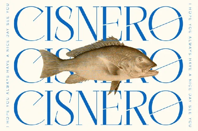 Cisnero font