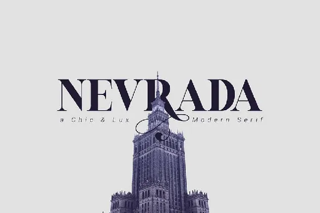 Nevrada font