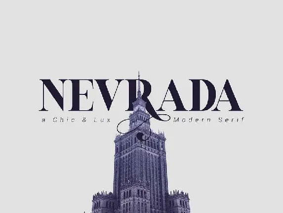 Nevrada font