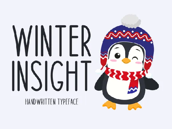 Winter Insight font