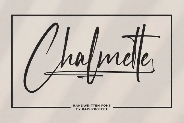 Chalmette Demo font