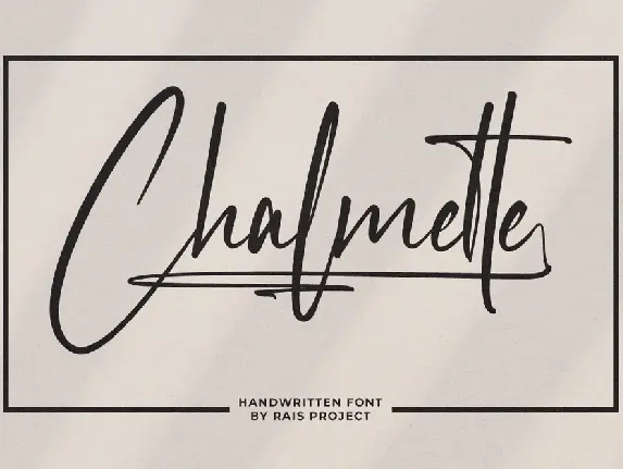 Chalmette Demo font