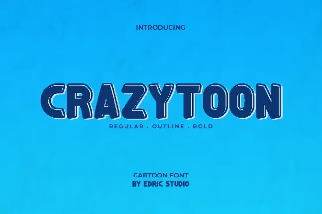 Crazytoon Demo font