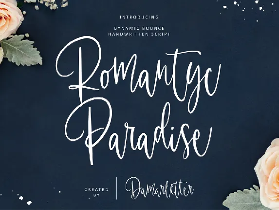 Romantyc Paradise font