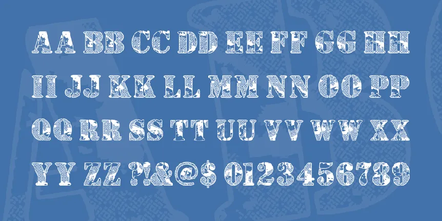 Camouflage font