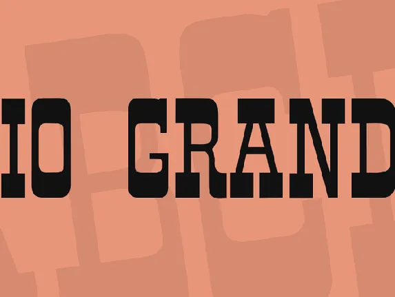 Rio Grande font