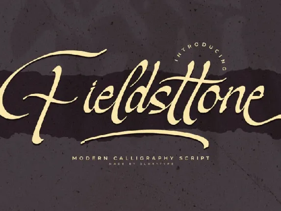 Fieldsttone font