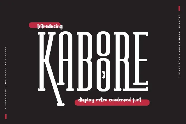 Kaboore font