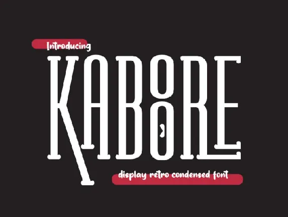 Kaboore font