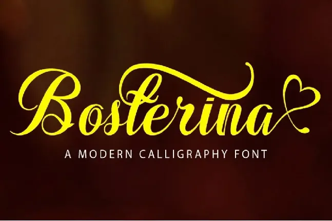 Bosterina font