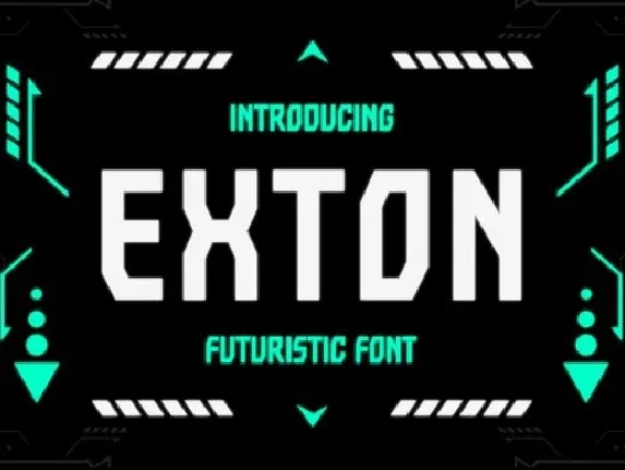 Exton font