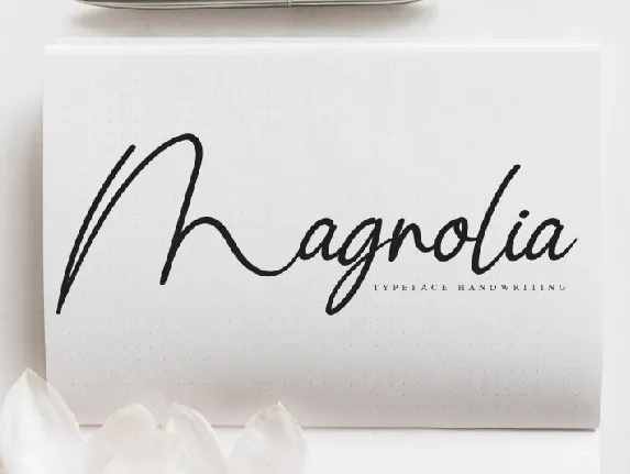 Magnolia Script font