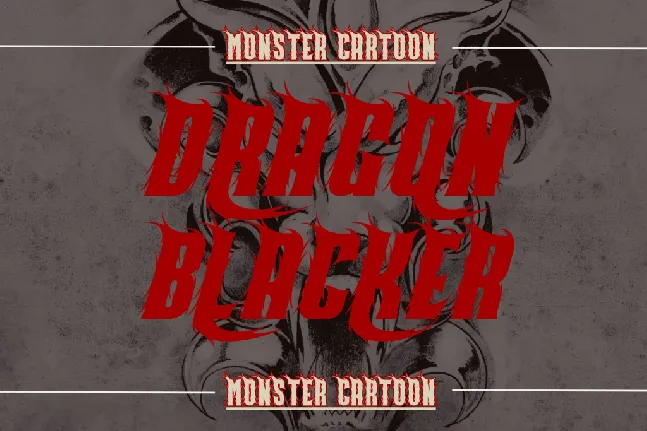 Monster Cartoon Demo font