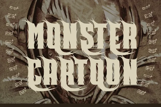 Monster Cartoon Demo font