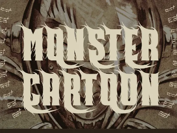 Monster Cartoon Demo font