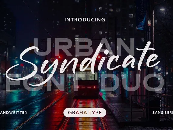 Urban Syndicate Sans DEMO font