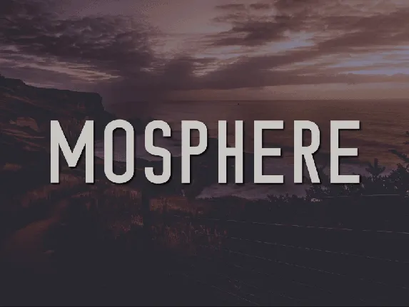 Mosphere font