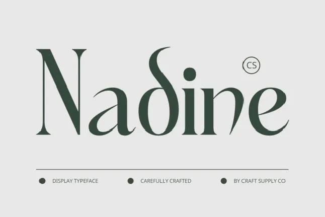 CS Nadine font