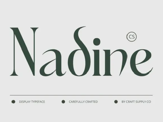 CS Nadine font