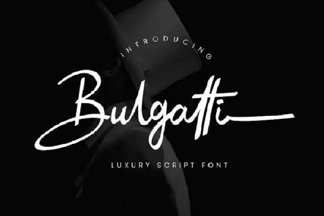 Bulgatti Luxury Free font