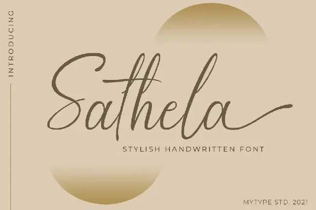 Sathela font