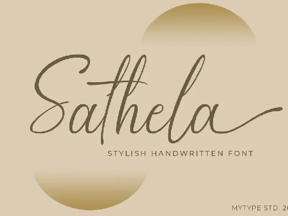 Sathela font