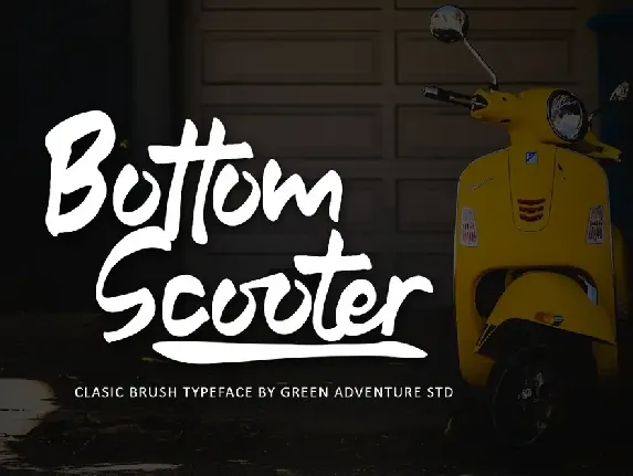 Bottom Scooter font